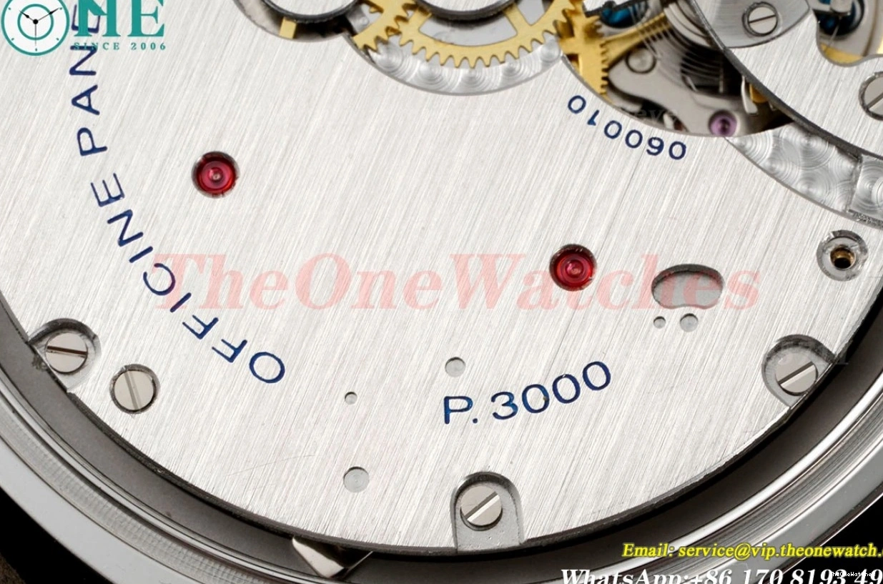 Dial SS 47mm HWF NY Luminor PAM606 Black A3000 0129